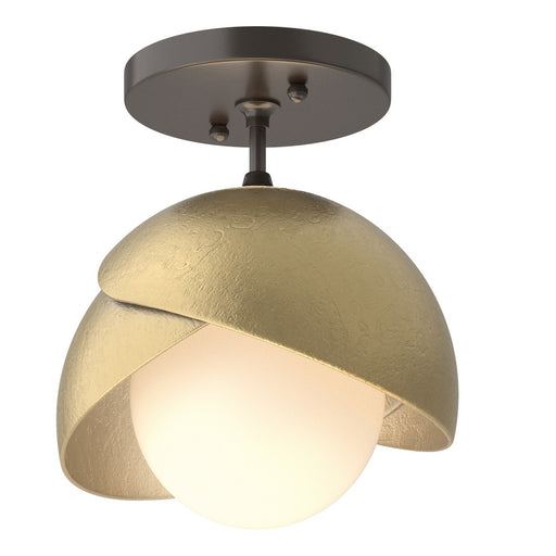 Brooklyn One Light Semi-Flush Mount Oil Rubbed Bronze