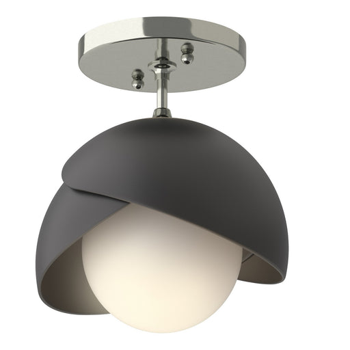 Brooklyn One Light Semi-Flush Mount Sterling