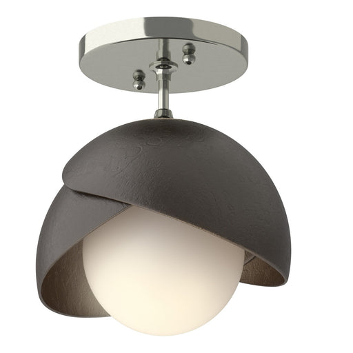 Brooklyn One Light Semi-Flush Mount Sterling
