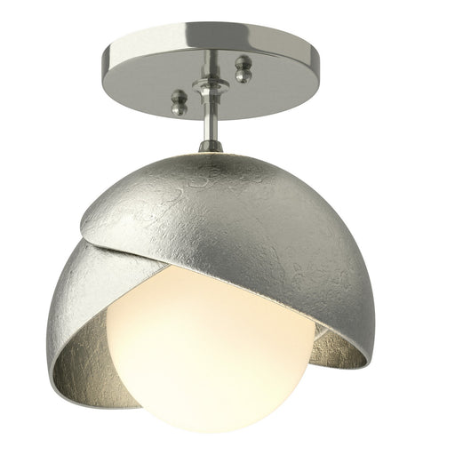 Brooklyn One Light Semi-Flush Mount Sterling