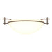 Hubbardton Forge - 124251-SKT-05-GG0045 - One Light Semi-Flush Mount - Moonband - Bronze