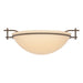 Hubbardton Forge - 124251-SKT-05-SS0045 - One Light Semi-Flush Mount - Moonband - Bronze