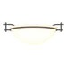 Hubbardton Forge - 124251-SKT-14-GG0045 - One Light Semi-Flush Mount - Moonband - Oil Rubbed Bronze