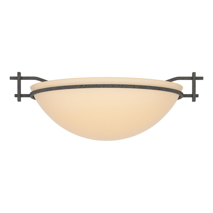Hubbardton Forge - 124251-SKT-20-SS0045 - One Light Semi-Flush Mount - Moonband - Natural Iron