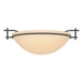 Hubbardton Forge - 124251-SKT-20-SS0045 - One Light Semi-Flush Mount - Moonband - Natural Iron