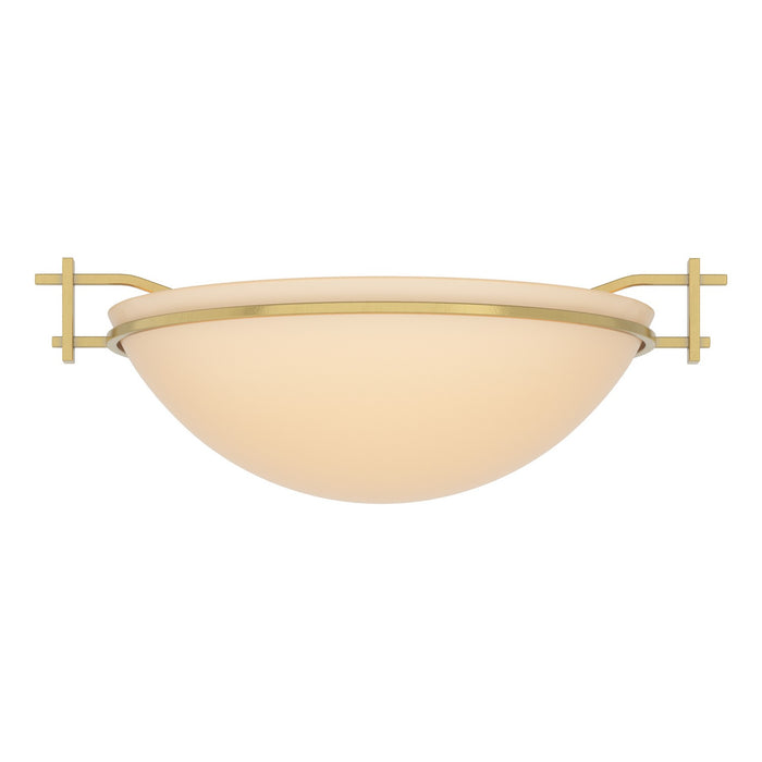 Hubbardton Forge - 124251-SKT-86-SS0045 - One Light Semi-Flush Mount - Moonband - Modern Brass
