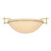 Hubbardton Forge - 124251-SKT-86-SS0045 - One Light Semi-Flush Mount - Moonband - Modern Brass