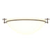 Hubbardton Forge - 124252-SKT-05-GG0050 - Three Light Semi-Flush Mount - Moonband - Bronze