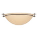 Hubbardton Forge - 124252-SKT-05-SS0050 - Three Light Semi-Flush Mount - Moonband - Bronze