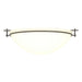 Hubbardton Forge - 124252-SKT-07-GG0050 - Three Light Semi-Flush Mount - Moonband - Dark Smoke