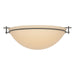 Hubbardton Forge - 124252-SKT-07-SS0050 - Three Light Semi-Flush Mount - Moonband - Dark Smoke