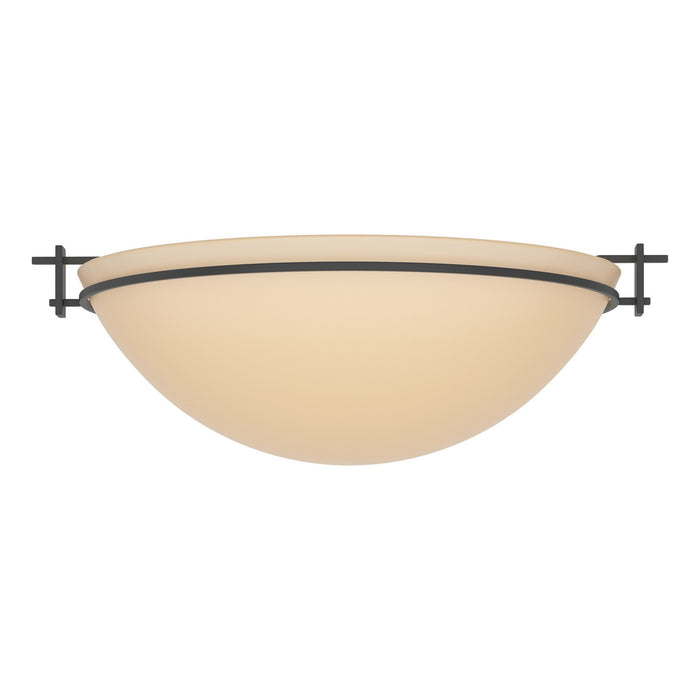 Hubbardton Forge - 124252-SKT-10-SS0050 - Three Light Semi-Flush Mount - Moonband - Black