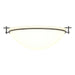Hubbardton Forge - 124252-SKT-14-GG0050 - Three Light Semi Flush Mount - Moonband - Oil Rubbed Bronze