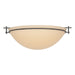 Hubbardton Forge - 124252-SKT-14-SS0050 - Three Light Semi Flush Mount - Moonband - Oil Rubbed Bronze