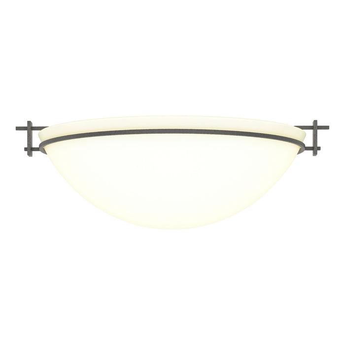 Hubbardton Forge - 124252-SKT-20-GG0050 - Three Light Semi-Flush Mount - Moonband - Natural Iron