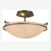 Hubbardton Forge - 124302-SKT-84-SS0047 - Two Light Semi-Flush Mount - Simple Lines - Soft Gold