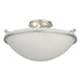 Hubbardton Forge - 124304-SKT-82-GG0053 - Three Light Semi-Flush Mount - Simple Lines - Vintage Platinum