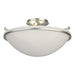 Hubbardton Forge - 124304-SKT-85-GG0053 - Three Light Semi-Flush Mount - Simple Lines - Sterling