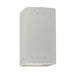 Justice Designs - CER-0925W-MAT - Lantern - Ambiance - Matte White