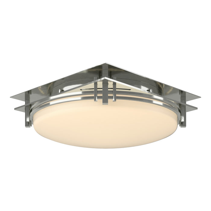 Hubbardton Forge - 124394-SKT-85-GG0097 - Two Light Semi-Flush Mount - Banded - Sterling