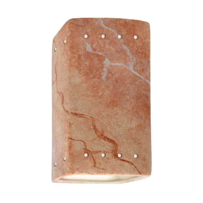 Justice Designs - CER-0925W-STOA - Lantern - Ambiance - Agate Marble