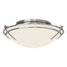 Hubbardton Forge - 124402-SKT-85-GG0098 - Two Light Flush Mount - Tryne - Sterling