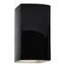 Justice Designs - CER-0950-BLK-LED1-1000 - LED Lantern - Ambiance - Gloss Black