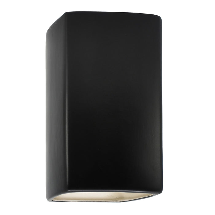 Justice Designs - CER-0950W-CRB - Lantern - Ambiance - Carbon - Matte Black