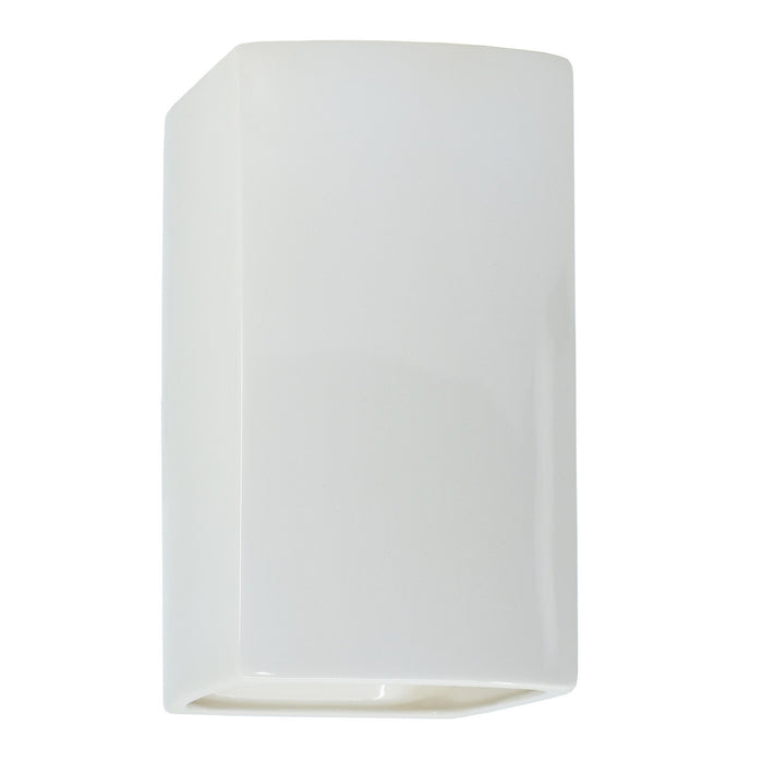 Justice Designs - CER-0950-WHT-LED1-1000 - LED Lantern - Ambiance - Gloss White