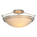 Hubbardton Forge - 124412-SKT-82-SS0047 - Two Light Semi-Flush Mount - Tryne - Vintage Platinum