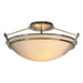 Hubbardton Forge - 124412-SKT-85-SS0047 - Two Light Semi-Flush Mount - Tryne - Sterling