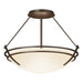 Hubbardton Forge - 124422-SKT-05-GG0047 - Two Light Semi-Flush Mount - Tryne - Bronze