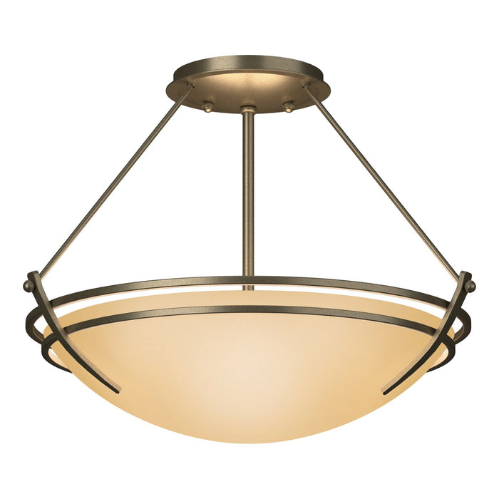 Hubbardton Forge - 124422-SKT-84-SS0047 - Two Light Semi-Flush Mount - Tryne - Soft Gold