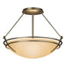 Hubbardton Forge - 124422-SKT-84-SS0047 - Two Light Semi-Flush Mount - Tryne - Soft Gold