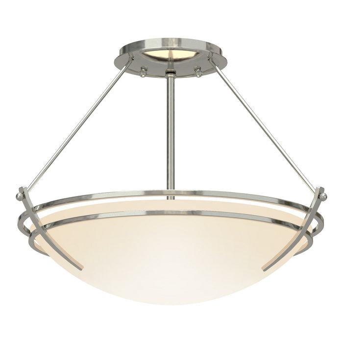 Hubbardton Forge - 124422-SKT-85-GG0047 - Two Light Semi-Flush Mount - Tryne - Sterling