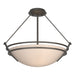 Hubbardton Forge - 124432-SKT-07-SS0020 - Three Light Semi-Flush Mount - Tryne - Dark Smoke