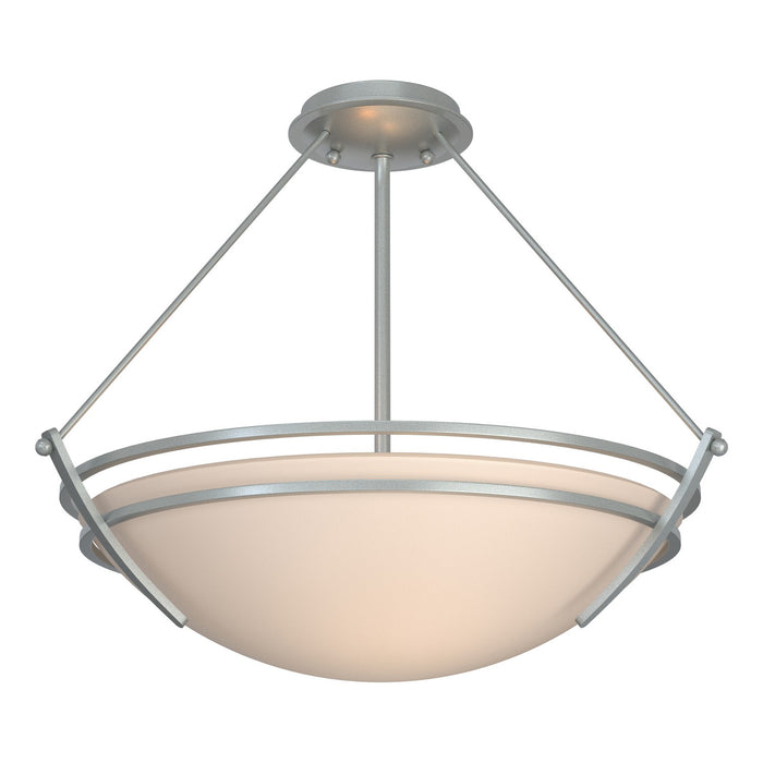 Hubbardton Forge - 124432-SKT-82-SS0020 - Three Light Semi-Flush Mount - Tryne - Vintage Platinum