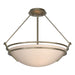 Hubbardton Forge - 124432-SKT-84-SS0020 - Three Light Semi-Flush Mount - Tryne - Soft Gold