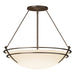 Hubbardton Forge - 124442-SKT-05-GG0054 - Three Light Semi-Flush Mount - Tryne - Bronze