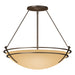 Hubbardton Forge - 124442-SKT-05-SS0054 - Three Light Semi-Flush Mount - Tryne - Bronze