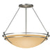 Hubbardton Forge - 124442-SKT-82-SS0054 - Three Light Semi-Flush Mount - Tryne - Vintage Platinum