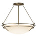 Hubbardton Forge - 124442-SKT-84-GG0054 - Three Light Semi-Flush Mount - Tryne - Soft Gold