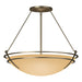 Hubbardton Forge - 124442-SKT-84-SS0054 - Three Light Semi-Flush Mount - Tryne - Soft Gold