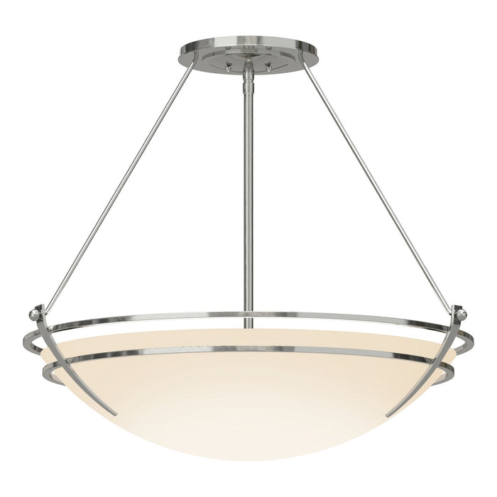 Hubbardton Forge - 124442-SKT-85-GG0054 - Three Light Semi-Flush Mount - Tryne - Sterling