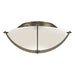 Hubbardton Forge - 124550-SKT-84-GG0098 - Two Light Semi-Flush Mount - Compass - Soft Gold