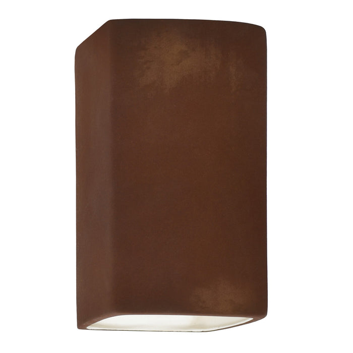 Justice Designs - CER-0950W-RRST - Lantern - Ambiance - Real Rust