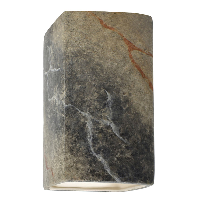 Justice Designs - CER-0950W-STOS - Lantern - Ambiance - Slate Marble