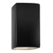 Justice Designs - CER-0955W-CRB - Lantern - Ambiance - Carbon - Matte Black