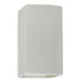 Justice Designs - CER-0955W-MAT-LED1-1000 - LED Lantern - Ambiance - Matte White