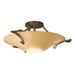 Hubbardton Forge - 124710-SKT-86-SS0243 - One Light Semi-Flush Mount - Antasia - Modern Brass